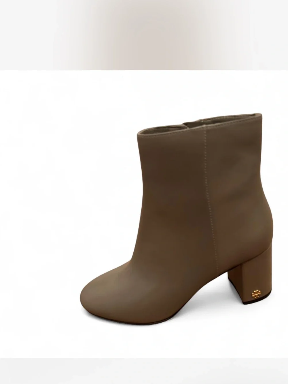 Tory Burch grey Block Heel Ankle Boots